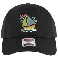 OTTO Garment Washed superior Cotton Twill Six Panel Low Profile Dad Hat Thumbnail