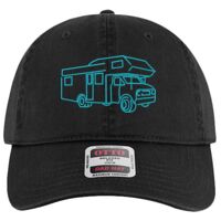 OTTO Garment Washed superior Cotton Twill Six Panel Low Profile Dad Hat Thumbnail