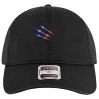 OTTO Garment Washed superior Cotton Twill Six Panel Low Profile Dad Hat Thumbnail