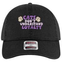 OTTO Garment Washed superior Cotton Twill Six Panel Low Profile Dad Hat Thumbnail