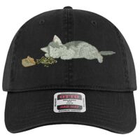 OTTO Garment Washed superior Cotton Twill Six Panel Low Profile Dad Hat Thumbnail