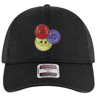 OTTO Garment Washed superior Cotton Twill Six Panel Low Profile Dad Hat Thumbnail