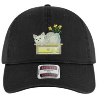 OTTO Garment Washed superior Cotton Twill Six Panel Low Profile Dad Hat Thumbnail