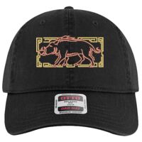 OTTO Garment Washed superior Cotton Twill Six Panel Low Profile Dad Hat Thumbnail