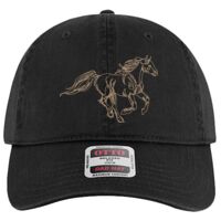 OTTO Garment Washed superior Cotton Twill Six Panel Low Profile Dad Hat Thumbnail