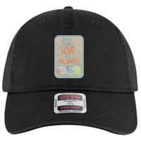 OTTO Garment Washed superior Cotton Twill Six Panel Low Profile Dad Hat Thumbnail