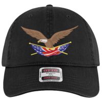 OTTO Garment Washed superior Cotton Twill Six Panel Low Profile Dad Hat Thumbnail