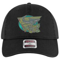 OTTO Garment Washed superior Cotton Twill Six Panel Low Profile Dad Hat Thumbnail