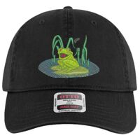 OTTO Garment Washed superior Cotton Twill Six Panel Low Profile Dad Hat Thumbnail