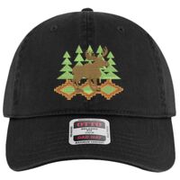 OTTO Garment Washed superior Cotton Twill Six Panel Low Profile Dad Hat Thumbnail