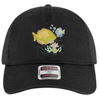 OTTO Garment Washed superior Cotton Twill Six Panel Low Profile Dad Hat Thumbnail