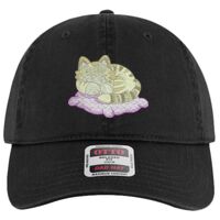 OTTO Garment Washed superior Cotton Twill Six Panel Low Profile Dad Hat Thumbnail