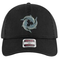 OTTO Garment Washed superior Cotton Twill Six Panel Low Profile Dad Hat Thumbnail