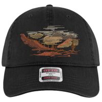 OTTO Garment Washed superior Cotton Twill Six Panel Low Profile Dad Hat Thumbnail