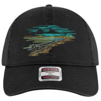 OTTO Garment Washed superior Cotton Twill Six Panel Low Profile Dad Hat Thumbnail