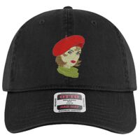 OTTO Garment Washed superior Cotton Twill Six Panel Low Profile Dad Hat Thumbnail