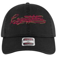 OTTO Garment Washed superior Cotton Twill Six Panel Low Profile Dad Hat Thumbnail