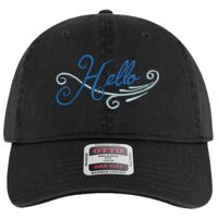 OTTO Garment Washed superior Cotton Twill Six Panel Low Profile Dad Hat Thumbnail