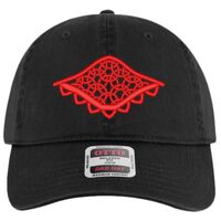 OTTO Garment Washed superior Cotton Twill Six Panel Low Profile Dad Hat Thumbnail