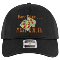 OTTO Garment Washed superior Cotton Twill Six Panel Low Profile Dad Hat Thumbnail